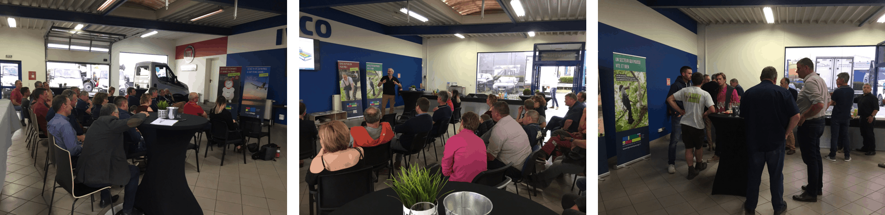 Soirée départementale Nord chez le concessionnaire Iveco Nord (59)