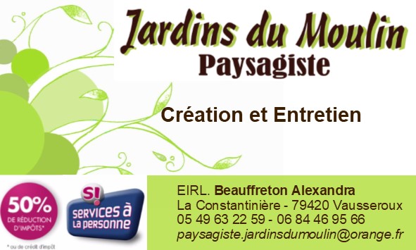 Logo JARDINS DU MOULIN SARL