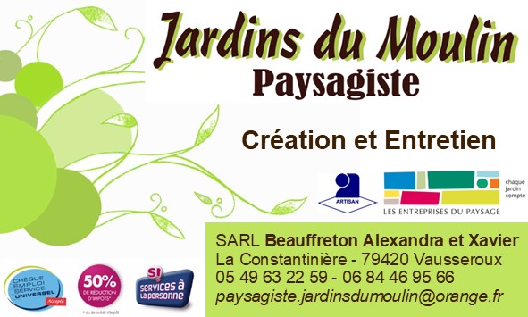 Logo JARDINS DU MOULIN SARL