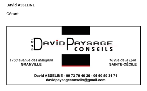 Logo DAVID PAYSAGE CONSEILS