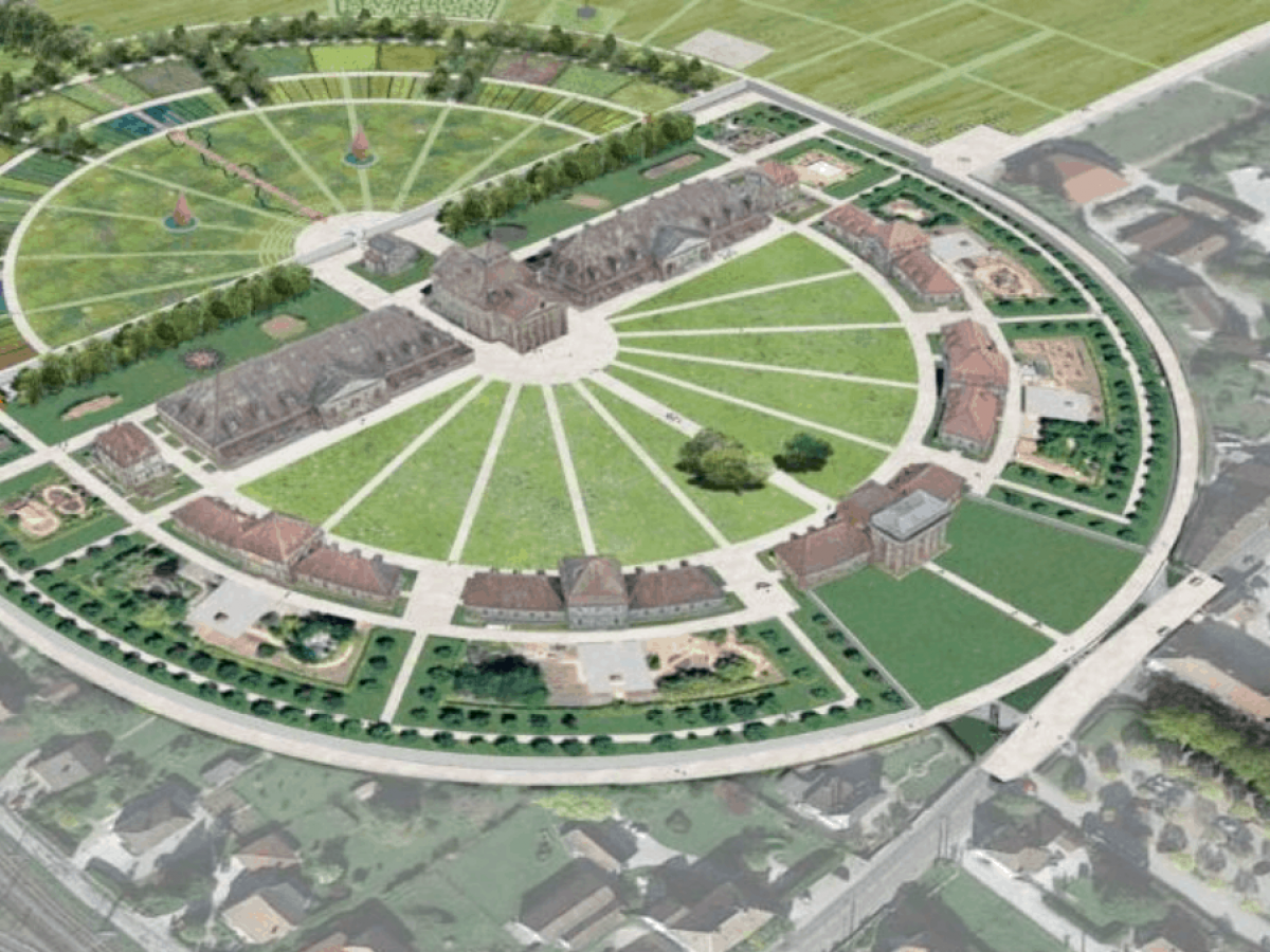 La Saline royale d'Arc-et-Senans devient un cercle immense | Unep