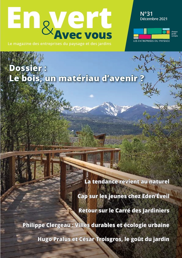 En vert et avec vous - couverture numéro 31 décembre 2021