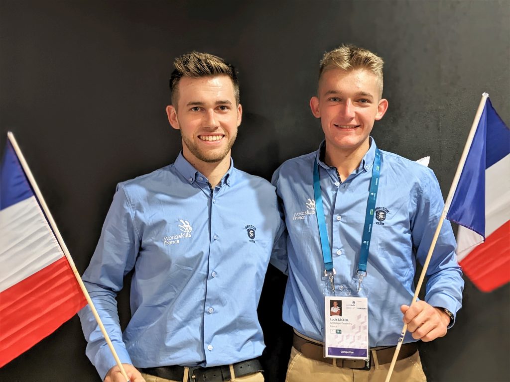 Binôme finaliste 46 worldskills jardinier-paysagiste