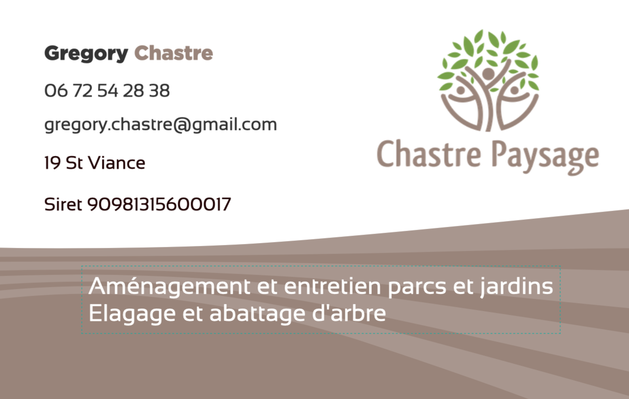 Logo CHASTRE PAYSAGE