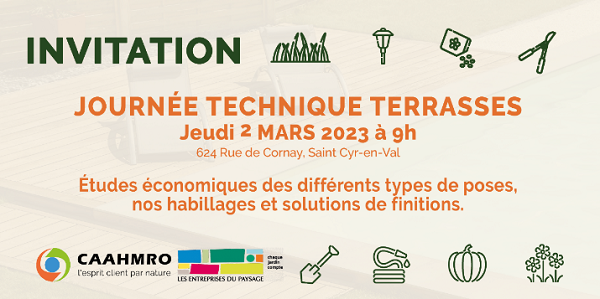 Invitation journée technique Caahmro 2023