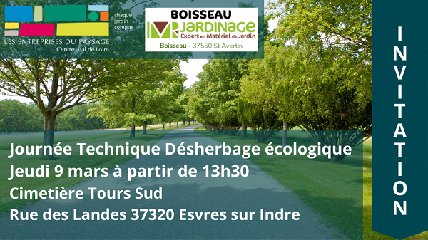 Invitation Journée technique désherbage écologique 2023