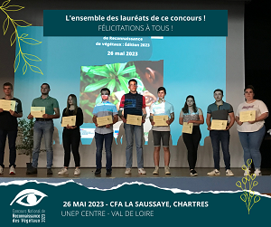 Lauréats du concours régional de reconnaissance des végétaux