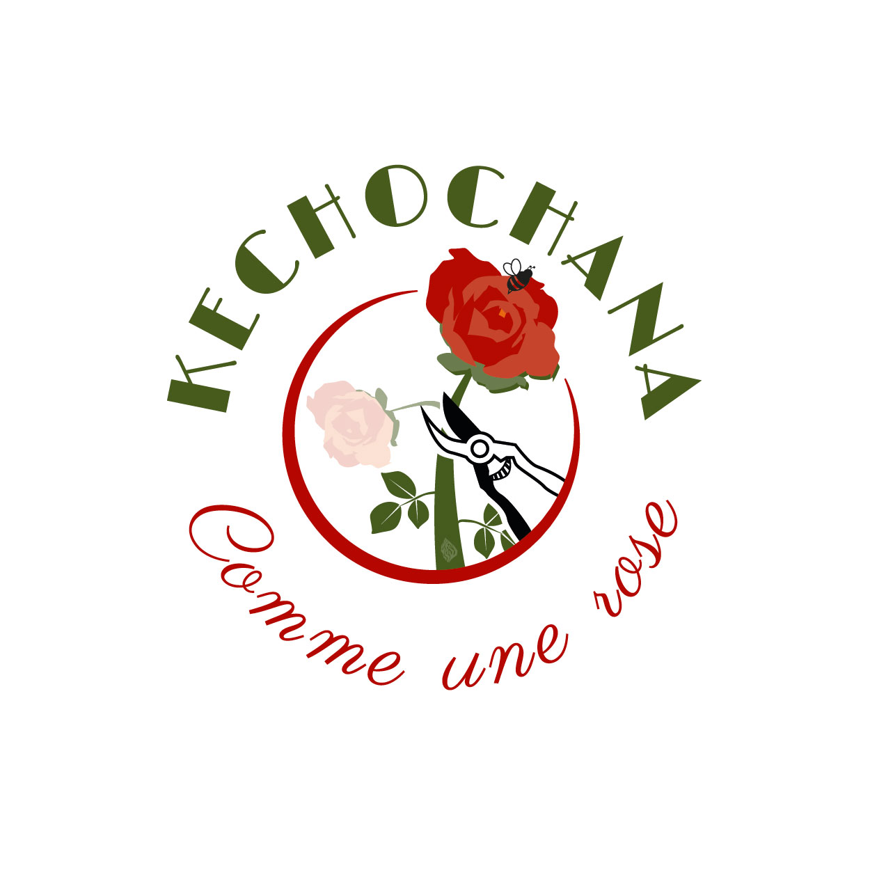 Logo KECHOCHANA COMME UNE ROSE
