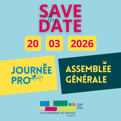 Illustration SAVE the DATE Journée Pro et AG du Grand Est