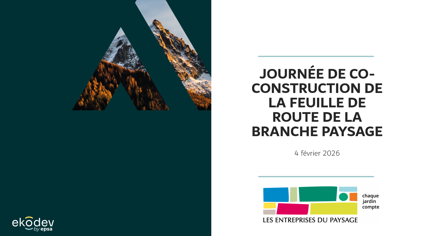 Illustration L’Unep se mobilise pour construire la trajectoire bas carbone de la branche du paysage