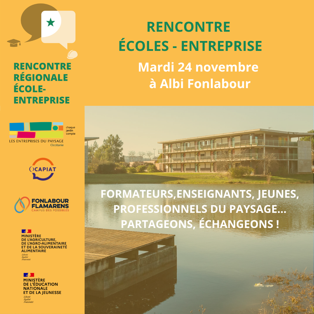 Illustration Génération Biodiversité : la Rencontre Écoles-Entreprises du paysage s’installe à Albi le 24 novembre
